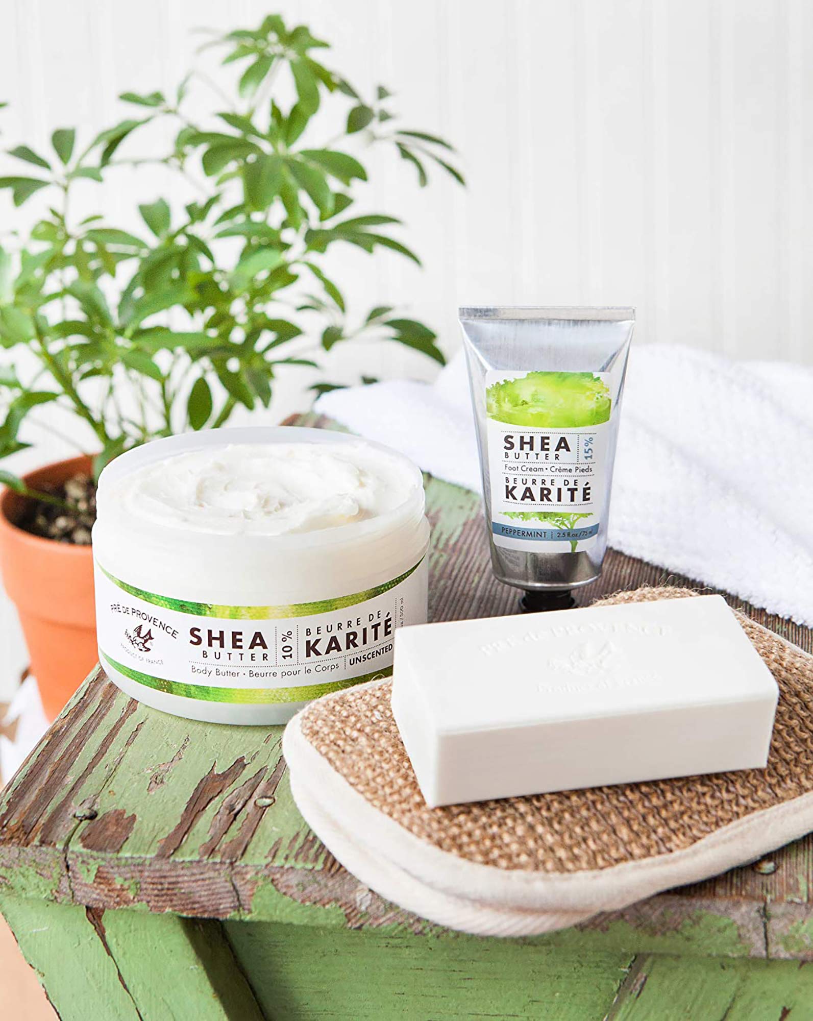 Pre de Provence Body Butter Enriched with 10% Shea Butter for Soothing & Moisturizing Dry Skin - Unscented
